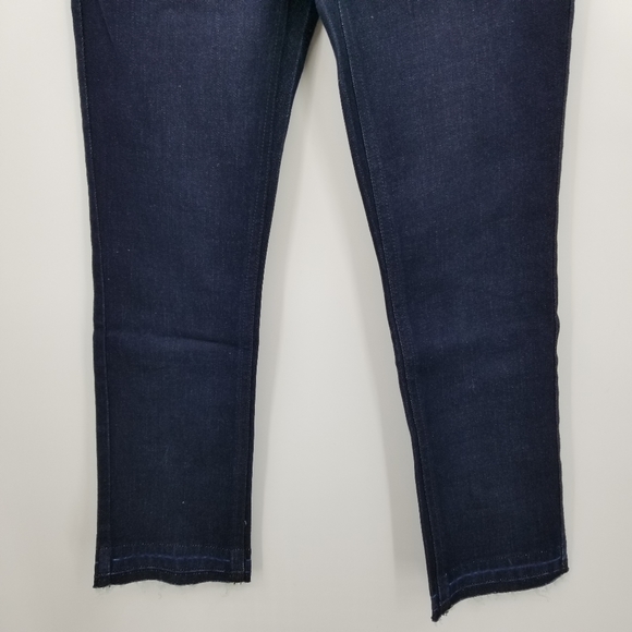 NWT Prana Morrison Raw Hem Crop Jean Rinse Dark Wash Size 4/27 - Picture 8 of 11